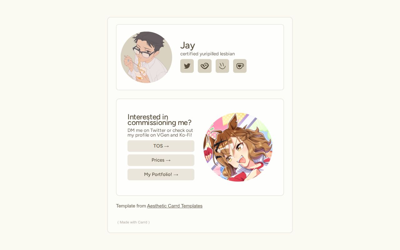 Jay's Commissions